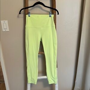 Lululemon Vibrant Lime Align Pants